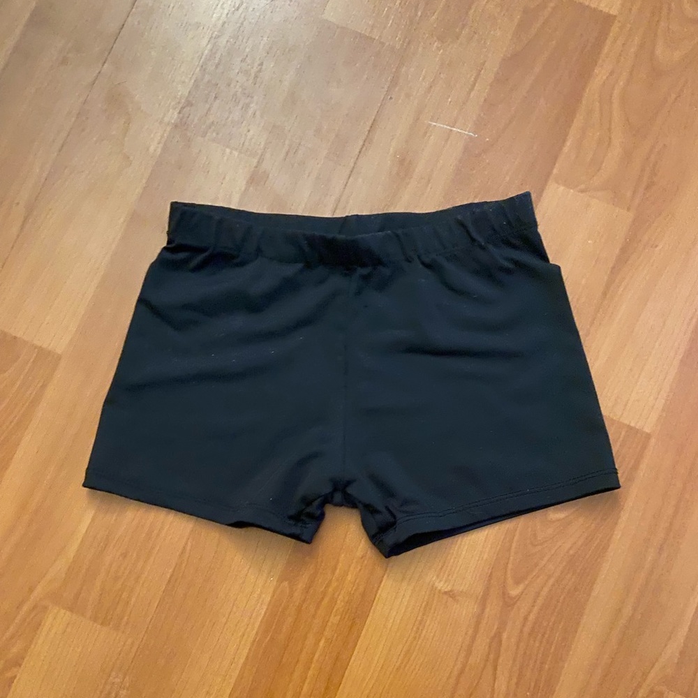 BLACK DANCE SHORTS